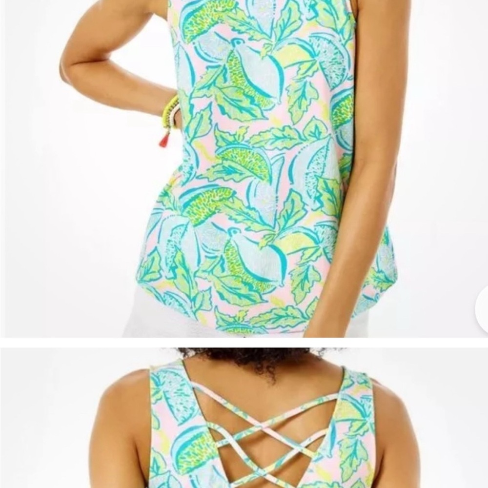 NWT Lilly Pulitzer kristen top in urchin pink